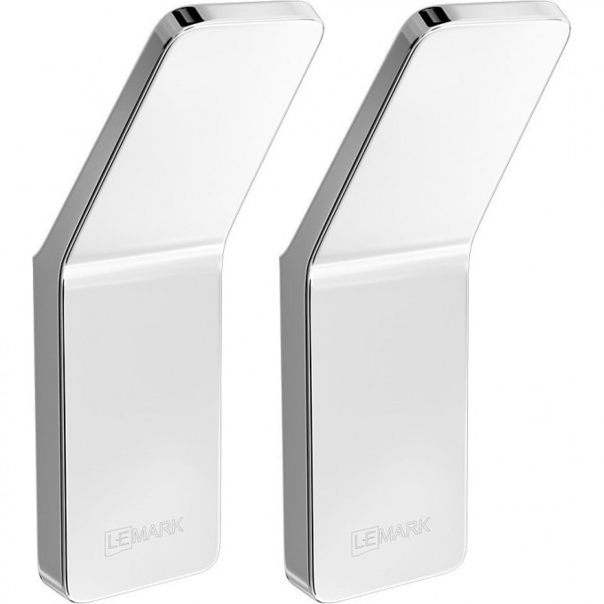 Крючок одинарный LEMARK SMOOTH LINE для полотенец 2 шт хром 9711001